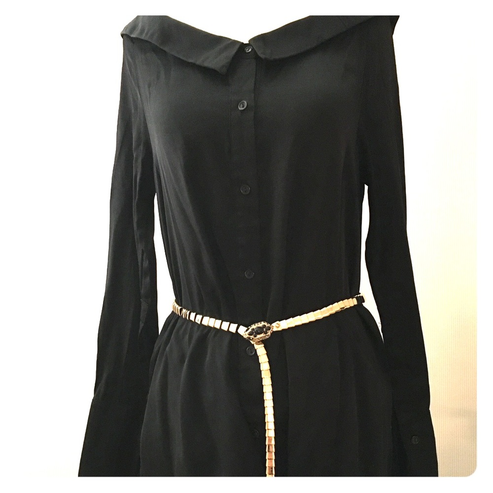 Off shoulder dressy shirt